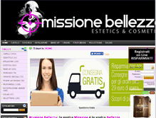 Tablet Screenshot of missionebellezza.net